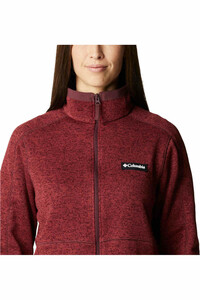 Columbia forro polar mujer Columbia W Sweater Weather Full Zip vista trasera Columbia forro polar mujer Columbia W Sweater Weather Full Zip vista trasera