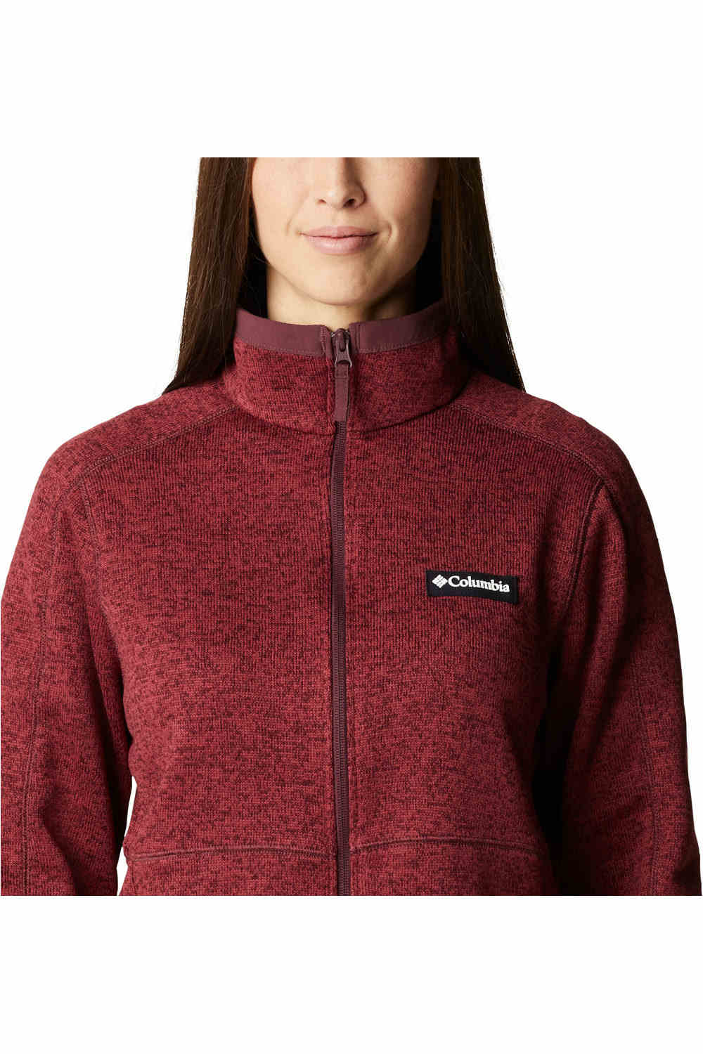 Columbia forro polar mujer Columbia W Sweater Weather Full Zip vista trasera Columbia forro polar mujer Columbia W Sweater Weather Full Zip vista trasera
