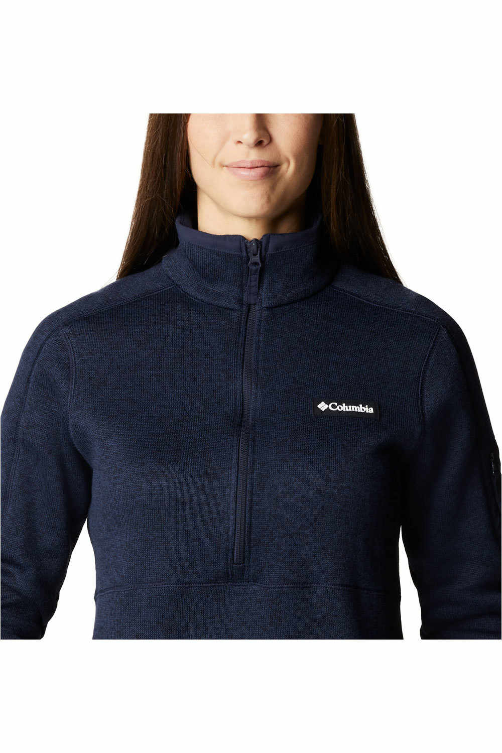 Columbia forro polar mujer Columbia W Sweater Weather 1/2 Zip vista trasera Columbia forro polar mujer Columbia W Sweater Weather 1/2 Zip vista trasera