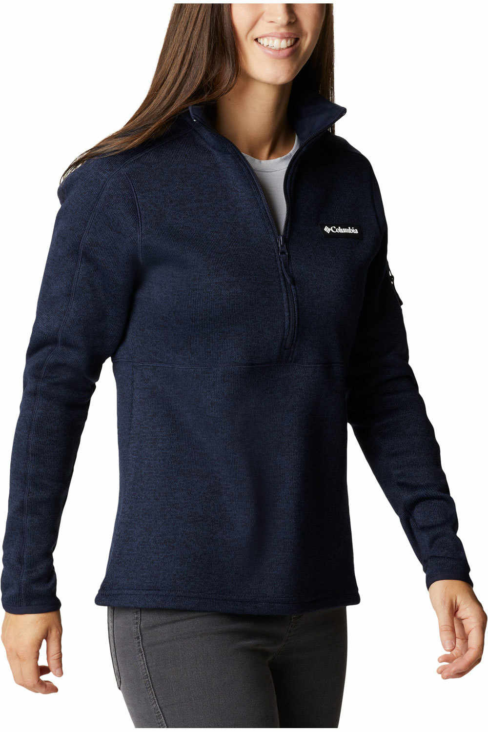 Columbia forro polar mujer Columbia W Sweater Weather 1/2 Zip vista detalle Columbia forro polar mujer Columbia W Sweater Weather 1/2 Zip vista detalle