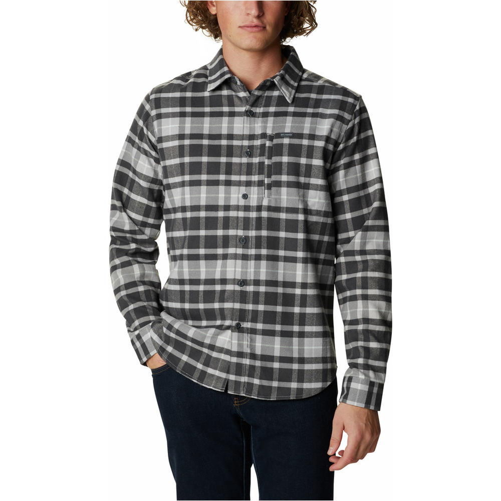 Columbia camisa montaña manga larga hombre Columbia Outdoor Elements II Flannel vista frontal Columbia camisa montaña manga larga hombre Columbia Outdoor Elements II Flannel vista frontal