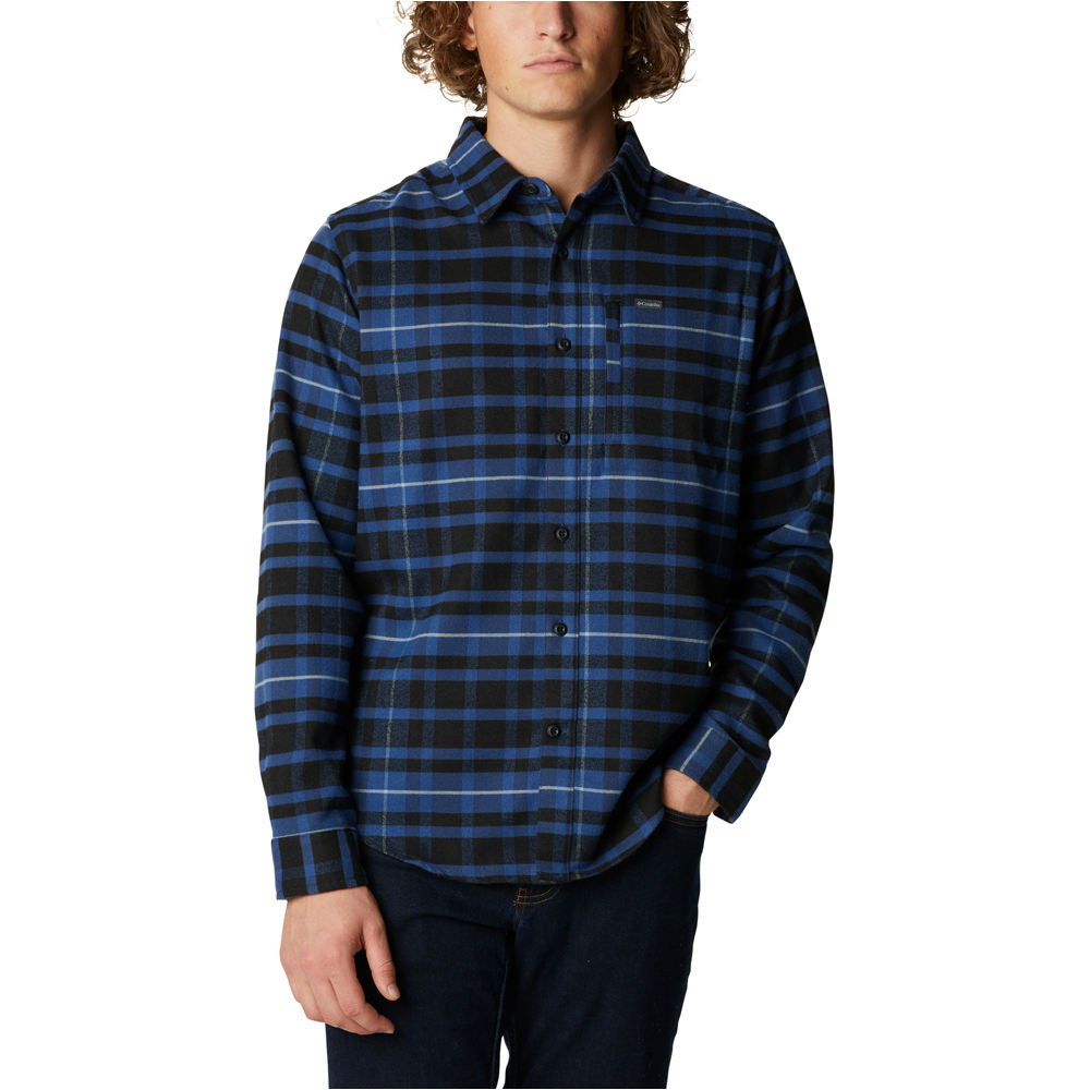 Columbia camisa montaña manga larga hombre Columbia Outdoor Elements II Flannel vista frontal Columbia camisa montaña manga larga hombre Columbia Outdoor Elements II Flannel vista frontal