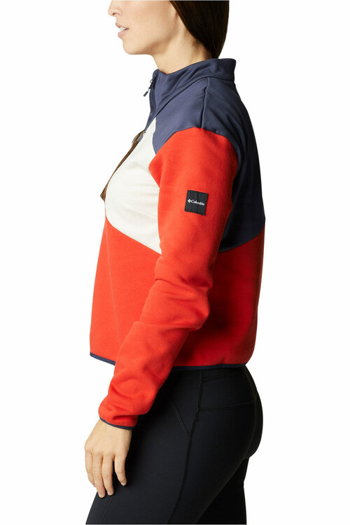 COLUMBIA COLUMBIA LODGE HYBRID PULLOVER naranja