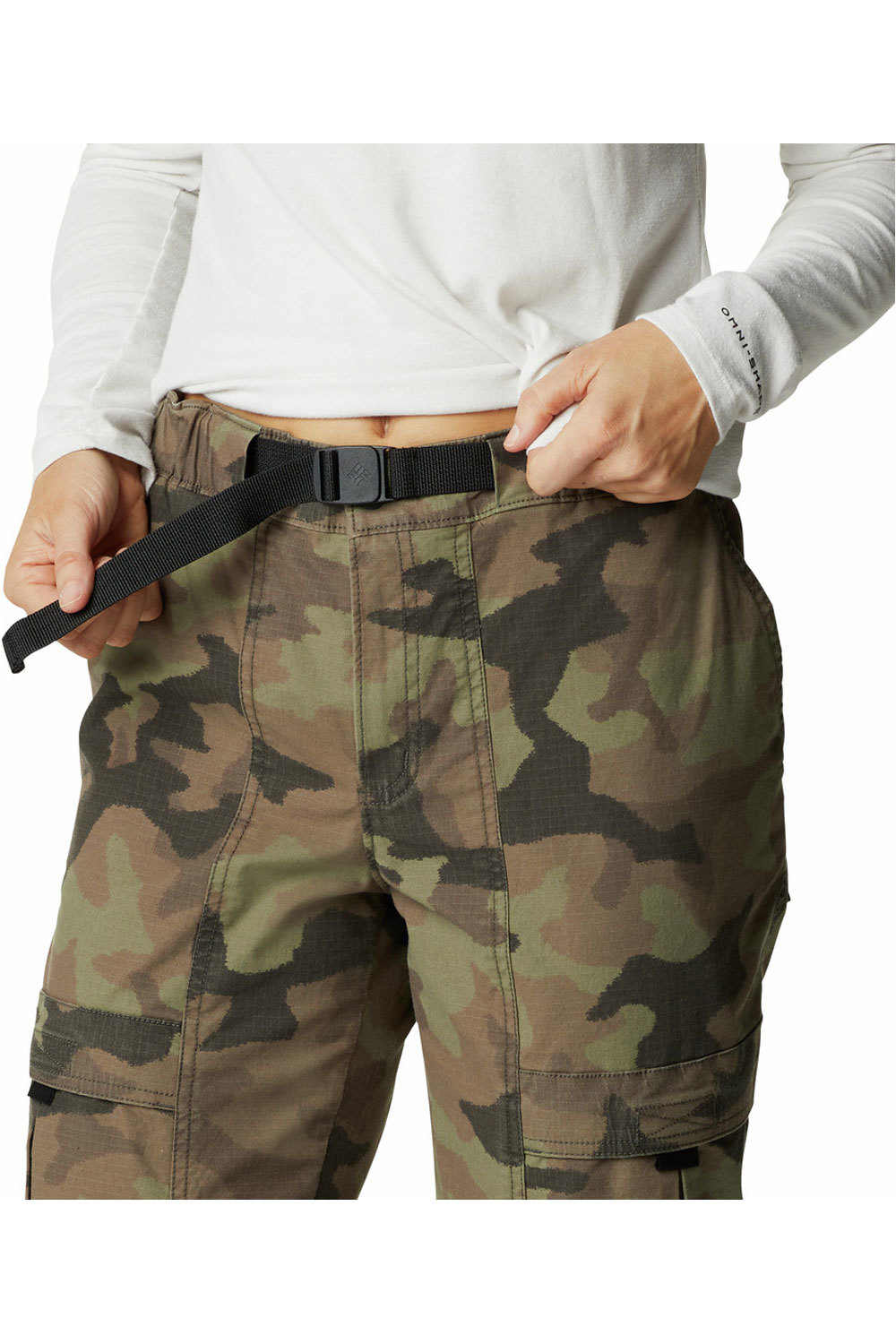 Columbia pantalón montaña mujer Columbia Wallowa Cargo Pant vista trasera Columbia pantalón montaña mujer Columbia Wallowa Cargo Pant vista trasera
