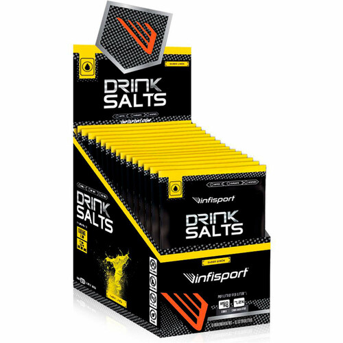 INFISPORT CAJA DRINK SALTS POLVO LIMON 40G