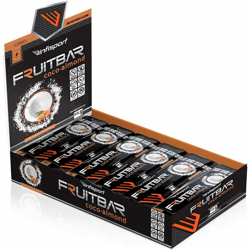 INFISPORT CAJA FRUIT BAR COCO-ALMOND 40G 2