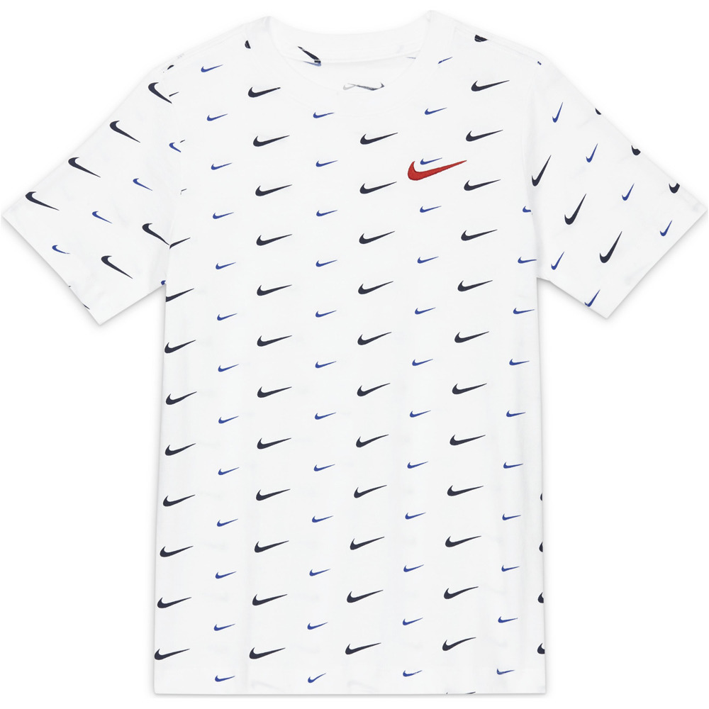 Nike camiseta manga corta niño Nike B NSW TEE SWOOSH AOP vista detalle Nike camiseta manga corta niño Nike B NSW TEE SWOOSH AOP vista detalle