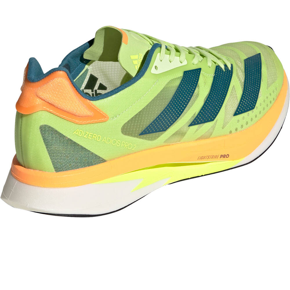 adidas zapatilla running hombre Adidas ADIZERO ADIOS PRO 2 vista trasera adidas zapatilla running hombre Adidas ADIZERO ADIOS PRO 2 vista trasera