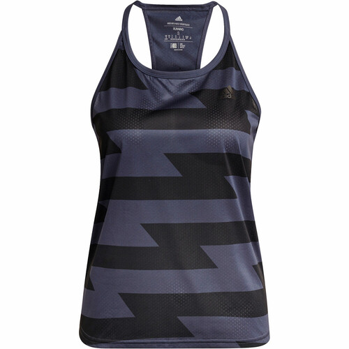 ADIDAS RNFAST AOP TANK gris