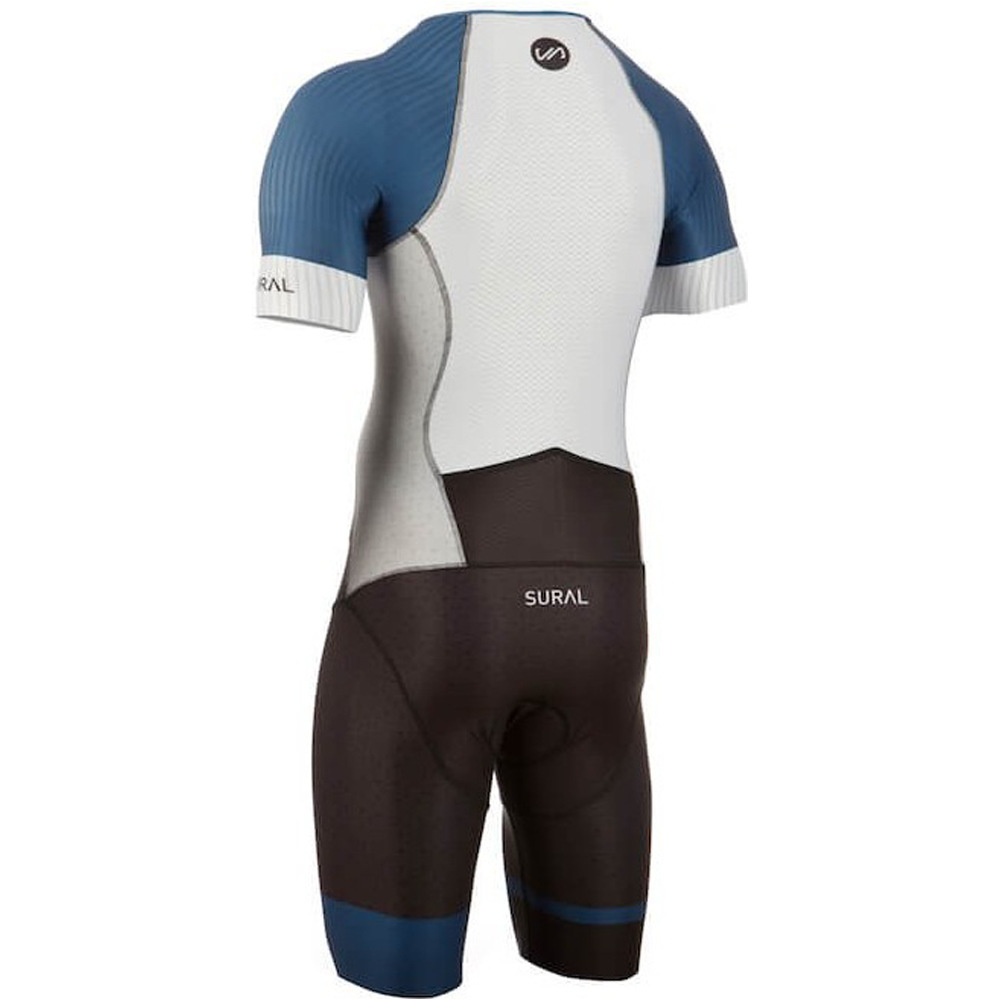 Sural buzo ciclismo hombre Sural Traje Triatln Manga Corta vista trasera Sural buzo ciclismo hombre Sural Traje Triatln Manga Corta vista trasera