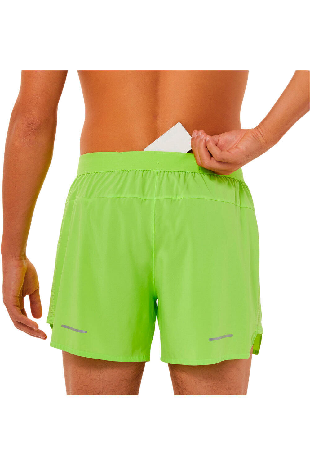 Asics pantaloneta técnica hombre Asics ROAD 5IN SHORT vista trasera Asics pantaloneta técnica hombre Asics ROAD 5IN SHORT vista trasera