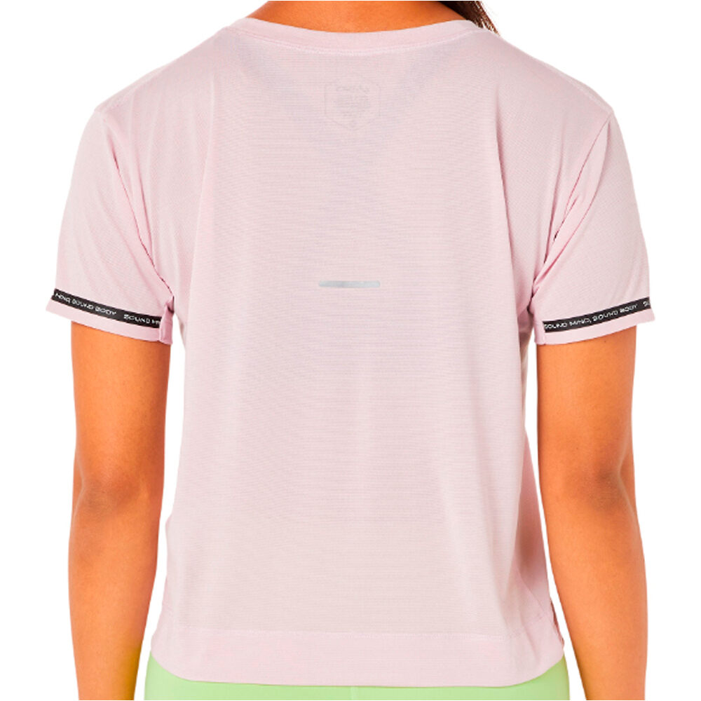 Asics camiseta entrenamiento manga corta mujer RACE CROP TOP vista detalle Asics camiseta entrenamiento manga corta mujer RACE CROP TOP vista detalle