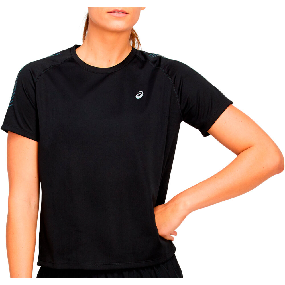 Asics camiseta entrenamiento manga corta mujer ICON SS TOP vista detalle Asics camiseta entrenamiento manga corta mujer ICON SS TOP vista detalle