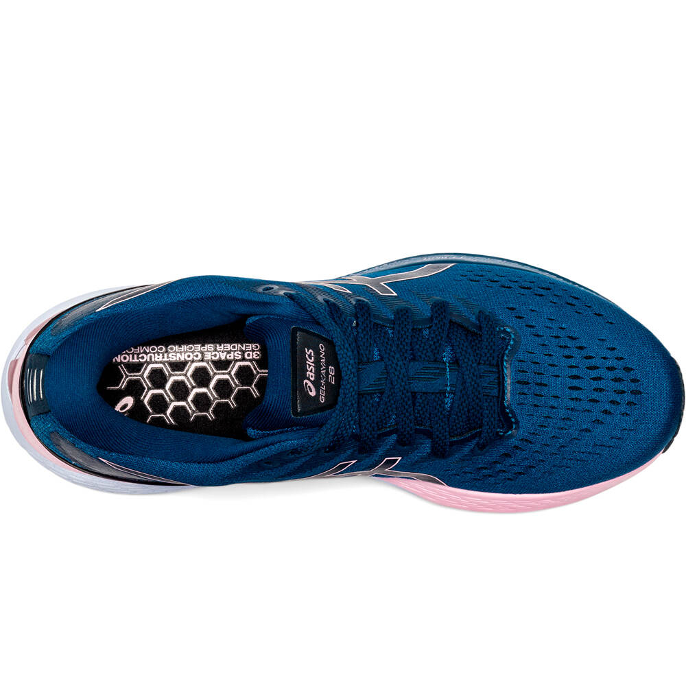 Asics zapatilla running mujer GEL-KAYANO 28 vista trasera Asics zapatilla running mujer GEL-KAYANO 28 vista trasera