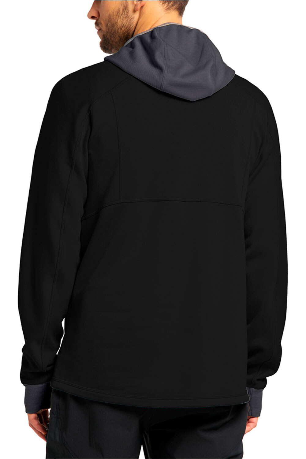Haglofs forro polar hombre Haglofs Betula Hood Men vista trasera Haglofs forro polar hombre Haglofs Betula Hood Men vista trasera