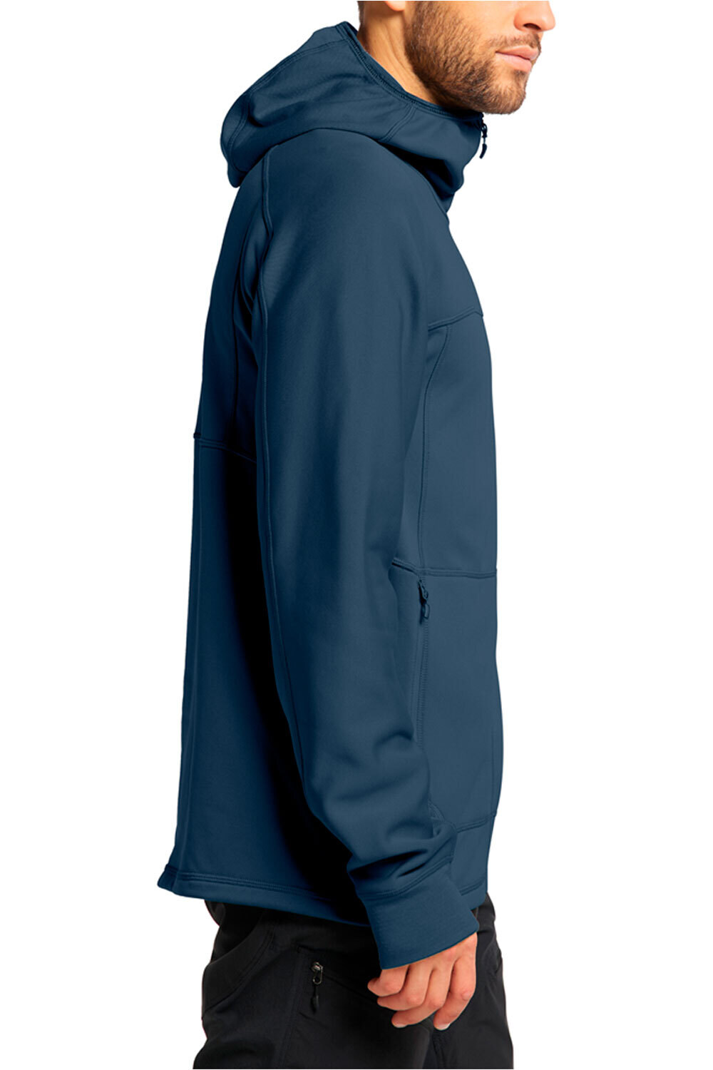Haglofs forro polar hombre Haglofs Betula Hood Men vista detalle Haglofs forro polar hombre Haglofs Betula Hood Men vista detalle