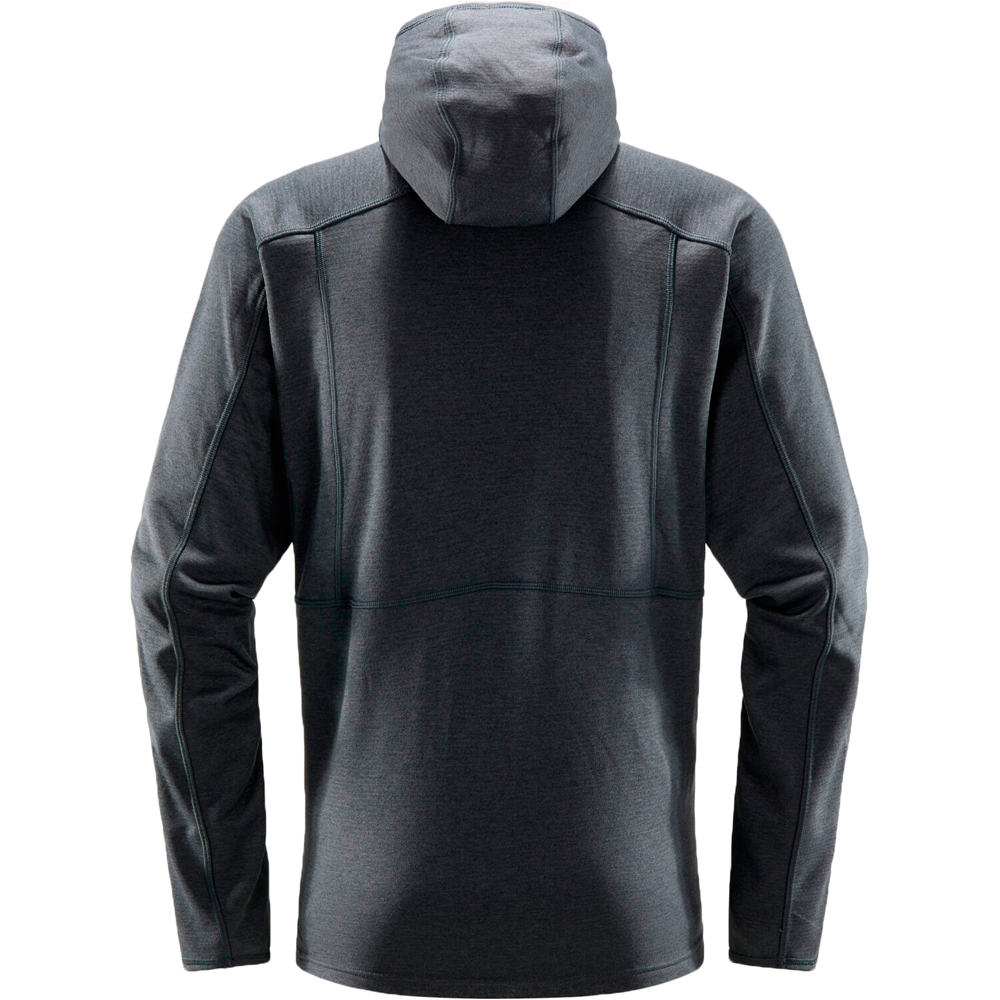 Haglofs forro polar hombre Haglofs Skuta Hood Men vista trasera Haglofs forro polar hombre Haglofs Skuta Hood Men vista trasera