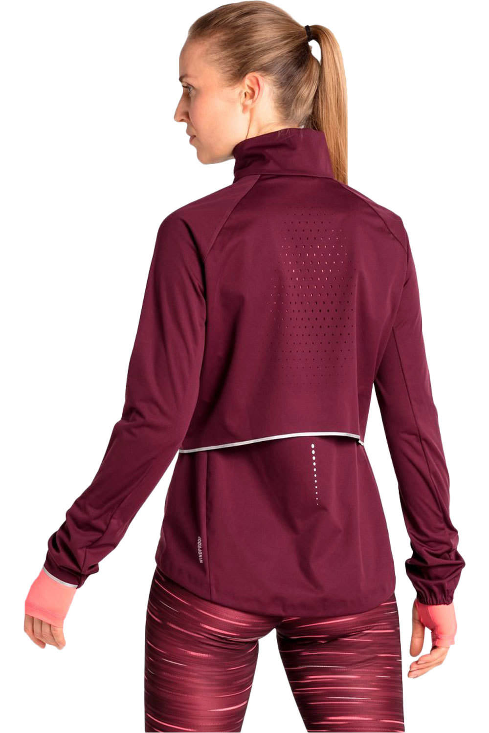 Odlo CHAQUETA RUNNING MUJER Odlo Jacket ZEROWEIGHT PRO WARM vista trasera Odlo CHAQUETA RUNNING MUJER Odlo Jacket ZEROWEIGHT PRO WARM vista trasera