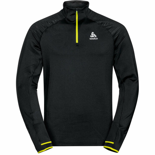 ODLO MIDLAYER 1/2 ZIP AXALP CERAMIWARM negro