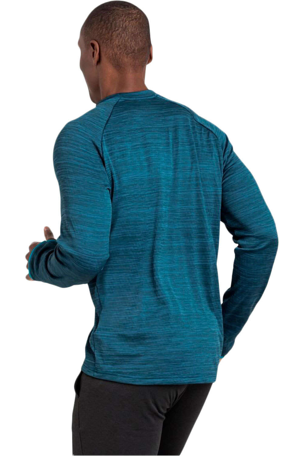 Odlo camiseta técnica manga larga hombre Odlo Midlayer RUN EASY WARM vista trasera Odlo camiseta técnica manga larga hombre Odlo Midlayer RUN EASY WARM vista trasera
