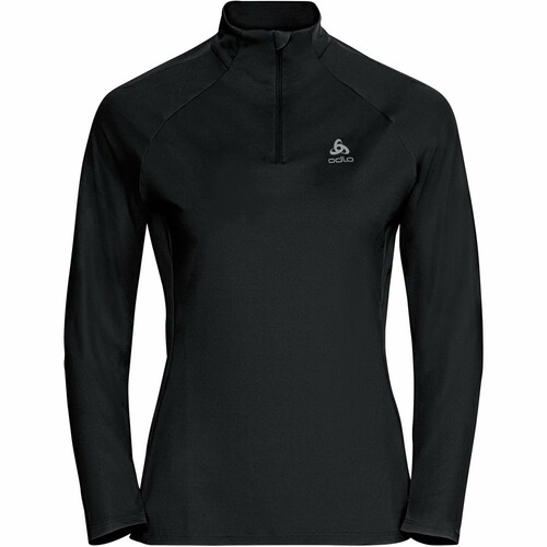 ODLO MIDLAYER 1/2 ZIP ESSENTIAL CERAM negro