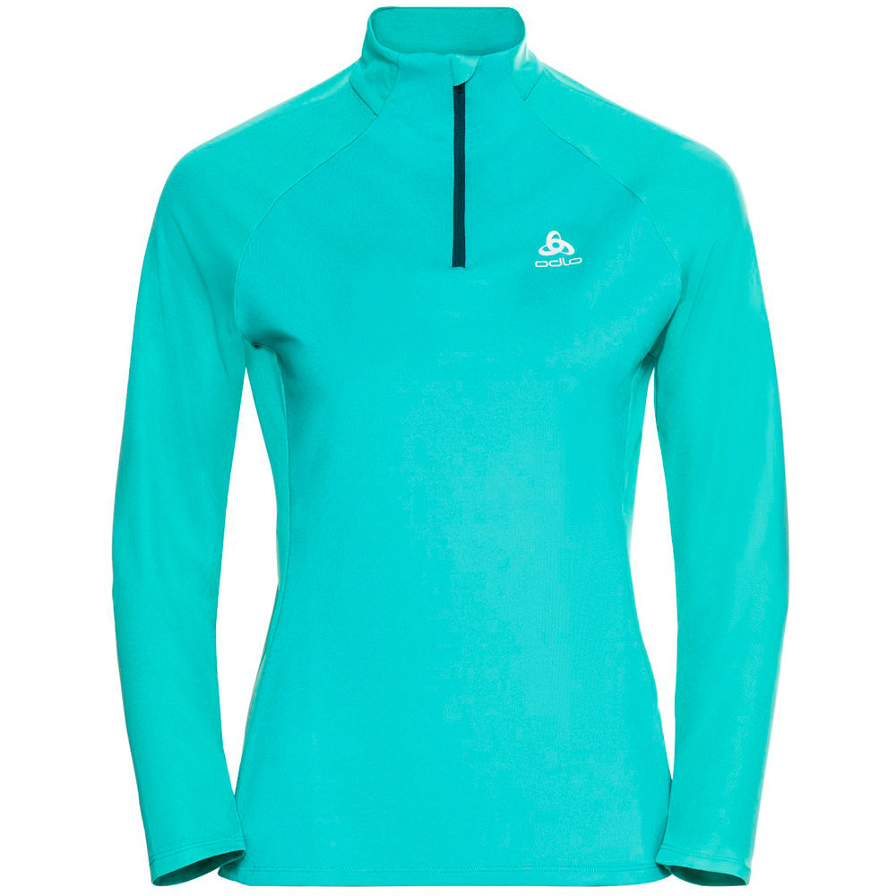 Odlo camiseta técnica manga larga mujer Odlo Midlayer 1/2 zip ESSENTIAL CERAMIWARM vista detalle Odlo camiseta técnica manga larga mujer Odlo Midlayer 1/2 zip ESSENTIAL CERAMIWARM vista detalle