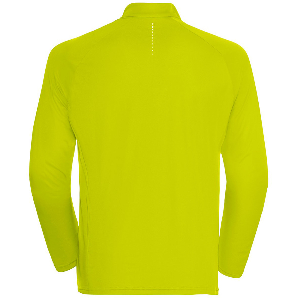Odlo camiseta técnica manga larga hombre Odlo Midlayer 1/2 zip ESSENTIAL CERAMIWARM vista trasera Odlo camiseta técnica manga larga hombre Odlo Midlayer 1/2 zip ESSENTIAL CERAMIWARM vista trasera