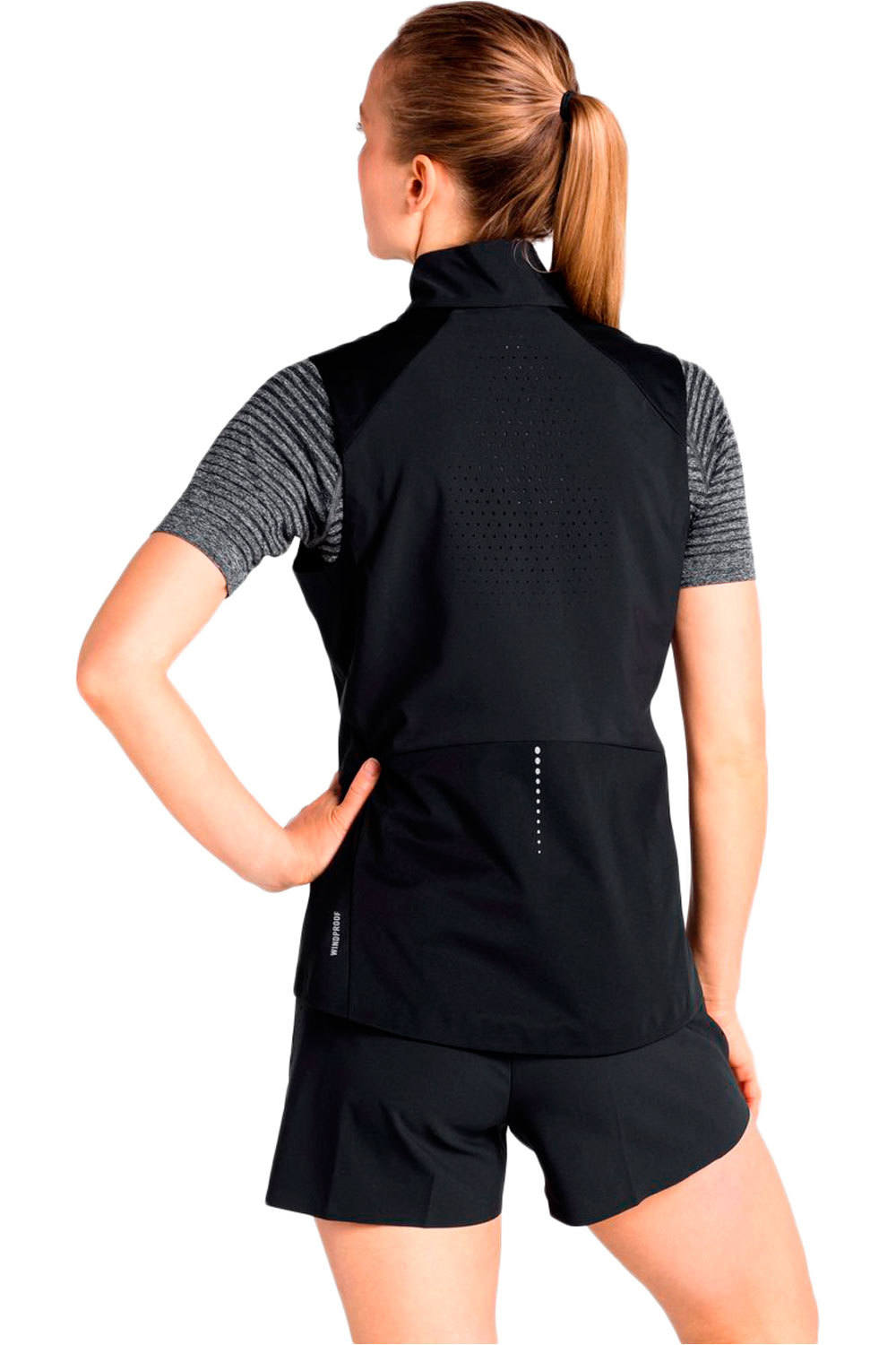 Odlo CHAQUETA RUNNING MUJER Odlo Vest ZEROWEIGHT WARM vista trasera Odlo CHAQUETA RUNNING MUJER Odlo Vest ZEROWEIGHT WARM vista trasera
