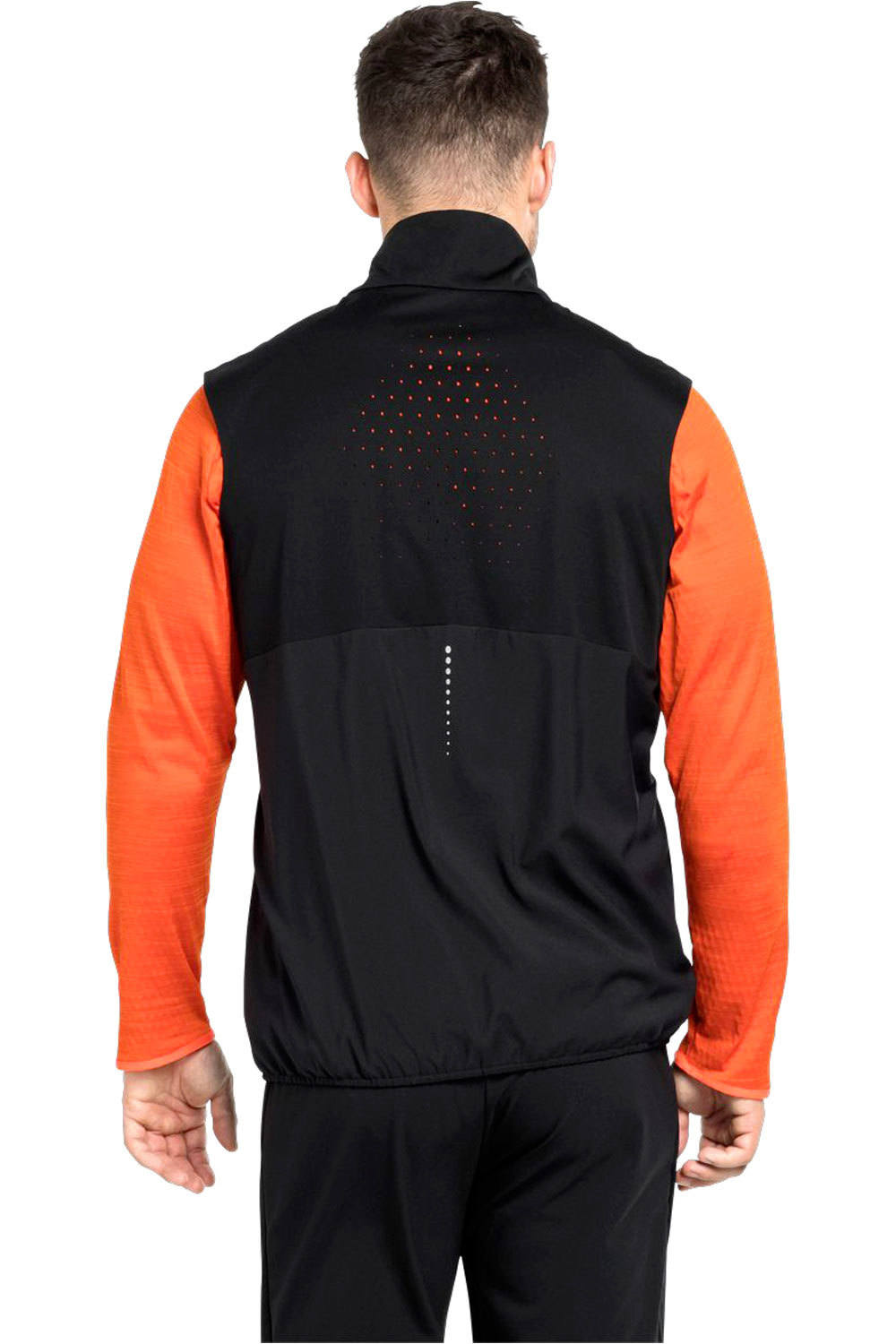 Odlo CHAQUETA RUNNING HOMBRE Odlo Vest ZEROWEIGHT WARM vista trasera Odlo CHAQUETA RUNNING HOMBRE Odlo Vest ZEROWEIGHT WARM vista trasera