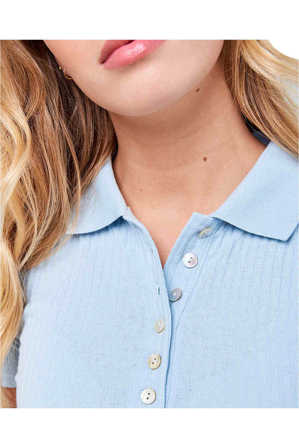 Rip Curl polo manga corta mujer Rip Curl RIAZA POLO TEE RIB FANCY vista frontal Rip Curl polo manga corta mujer Rip Curl RIAZA POLO TEE RIB FANCY vista frontal