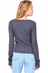 Rip Curl camiseta manga larga mujer Rip Curl COSY LS V TEE vista trasera Rip Curl camiseta manga larga mujer Rip Curl COSY LS V TEE vista trasera