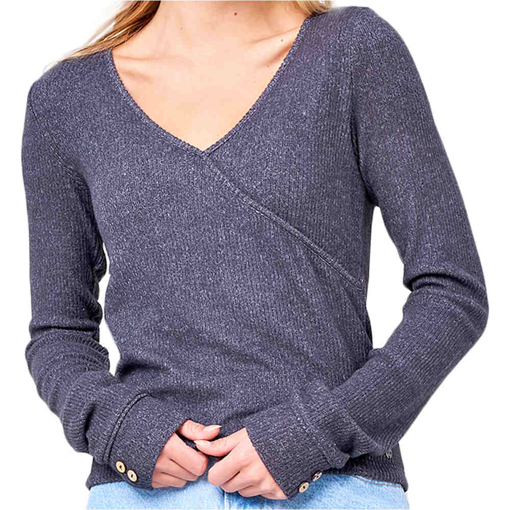 Rip Curl camiseta manga larga mujer Rip Curl COSY LS V TEE vista detalle Rip Curl camiseta manga larga mujer Rip Curl COSY LS V TEE vista detalle