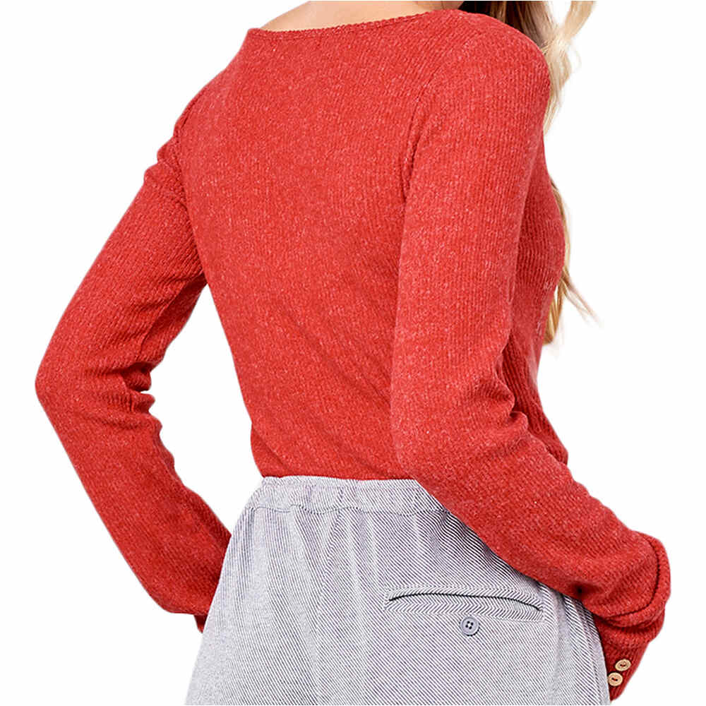 Rip Curl camiseta manga larga mujer Rip Curl COSY LS V TEE RO 03 Rip Curl camiseta manga larga mujer Rip Curl COSY LS V TEE RO 03