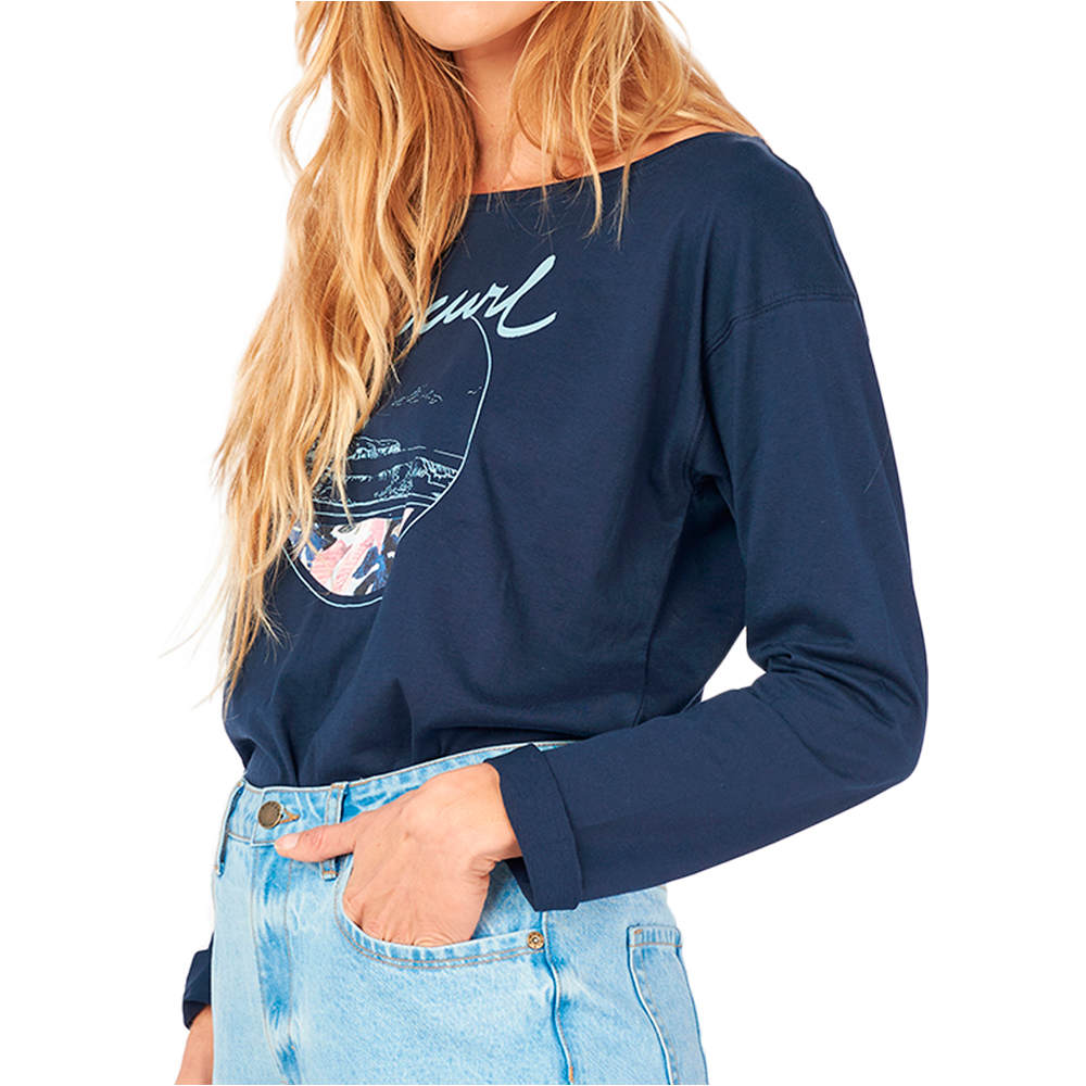 Rip Curl camiseta manga larga mujer Rip Curl ORGANIC LS TEE DRIFT vista detalle Rip Curl camiseta manga larga mujer Rip Curl ORGANIC LS TEE DRIFT vista detalle