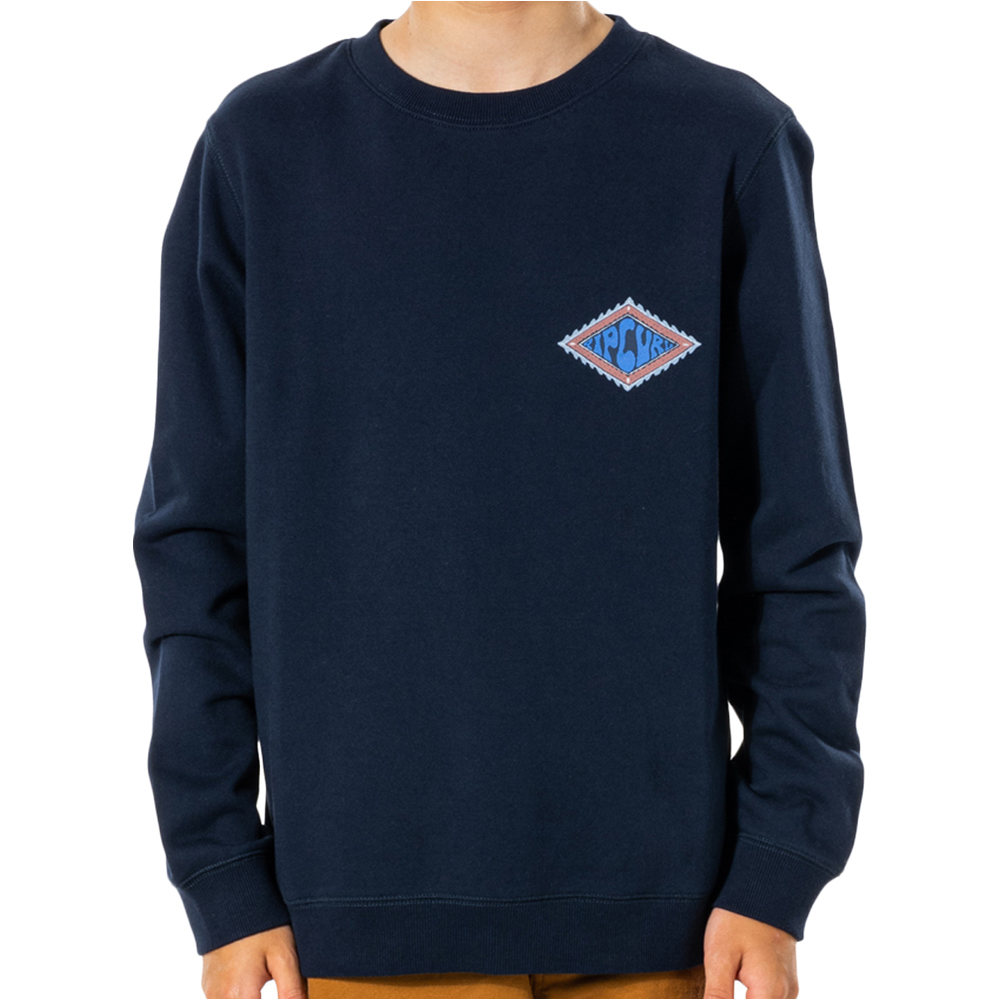 Rip Curl sudadera niño Rip Curl SWC DIAMOND CREW-BOY vista detalle Rip Curl sudadera niño Rip Curl SWC DIAMOND CREW-BOY vista detalle