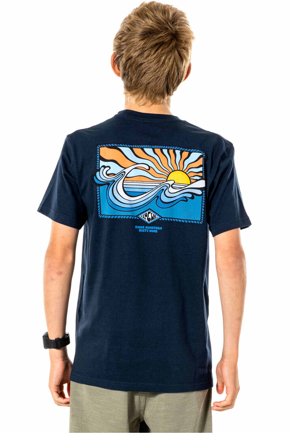 Rip Curl camiseta manga corta niño Rip Curl SWC HAZED TEE-BOY vista trasera Rip Curl camiseta manga corta niño Rip Curl SWC HAZED TEE-BOY vista trasera