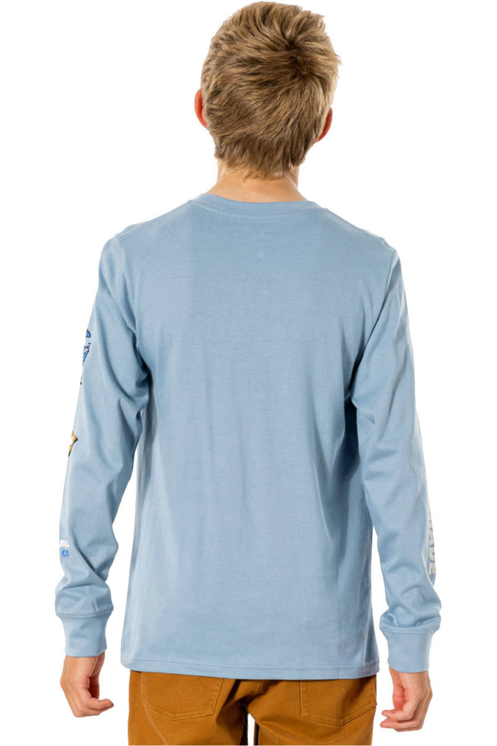 Rip Curl camiseta manga larga niño Rip Curl MR WAVEY L/S TEE - BOYS vista trasera Rip Curl camiseta manga larga niño Rip Curl MR WAVEY L/S TEE - BOYS vista trasera