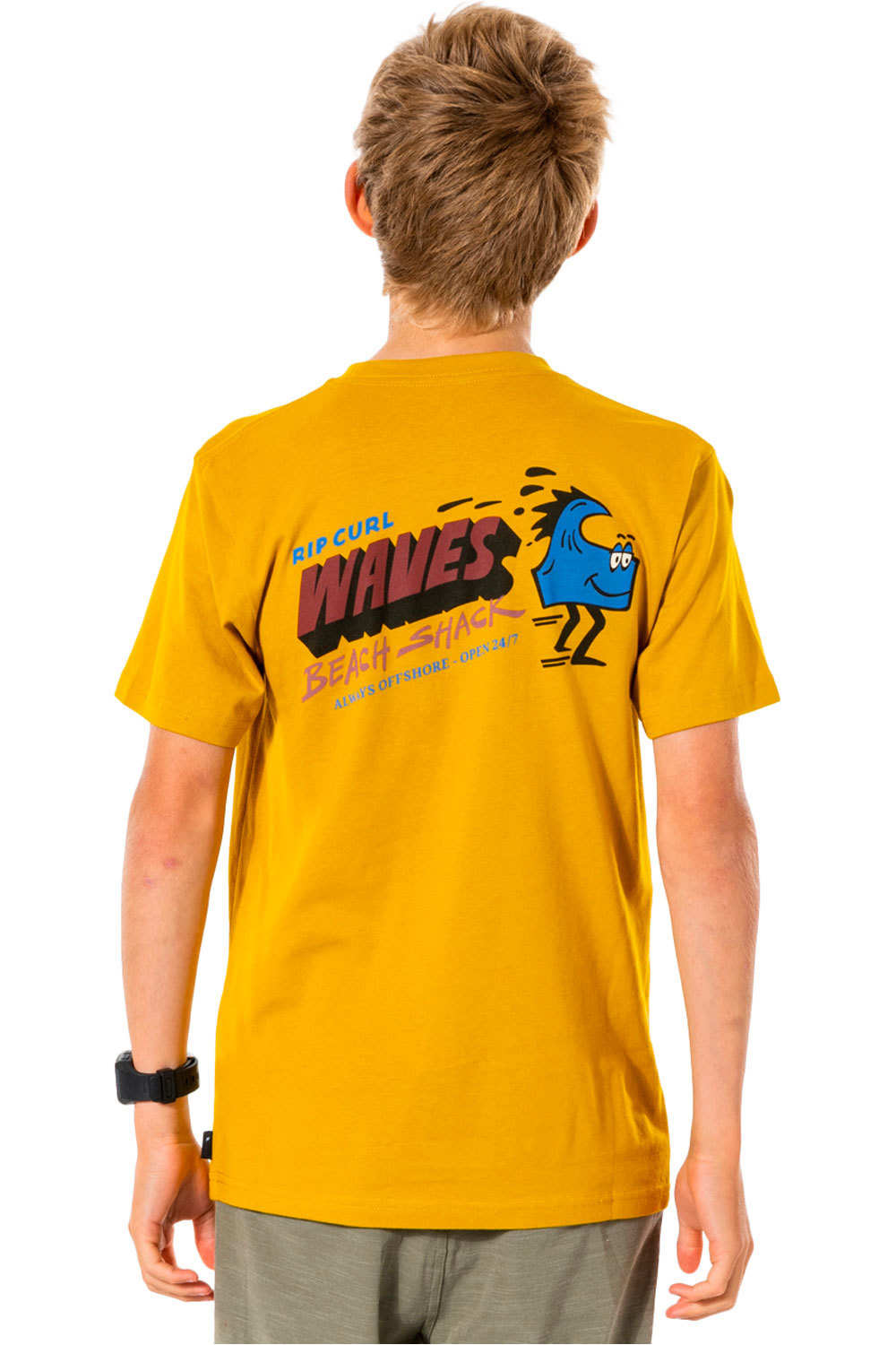 Rip Curl camiseta manga corta niño Rip Curl MR.WAVEY TEE - BOYS vista trasera Rip Curl camiseta manga corta niño Rip Curl MR.WAVEY TEE - BOYS vista trasera