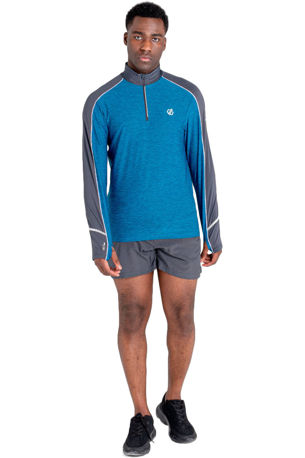 Dare2b camisetas trail running manga larga hombre Dare2b Power Up Jersey vista frontal Dare2b camisetas trail running manga larga hombre Dare2b Power Up Jersey vista frontal