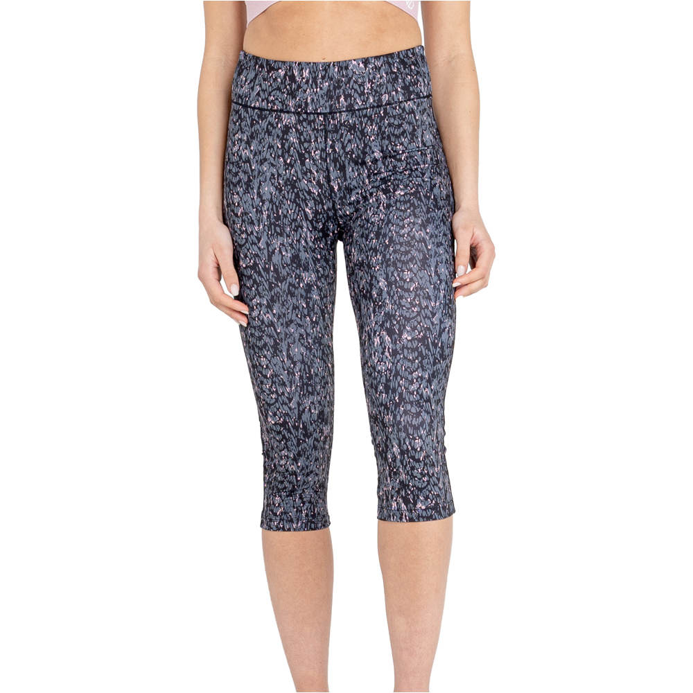 Dare2b mallas trail running largas mujer Dare2b Influential 3/4 vista detalle Dare2b mallas trail running largas mujer Dare2b Influential 3/4 vista detalle