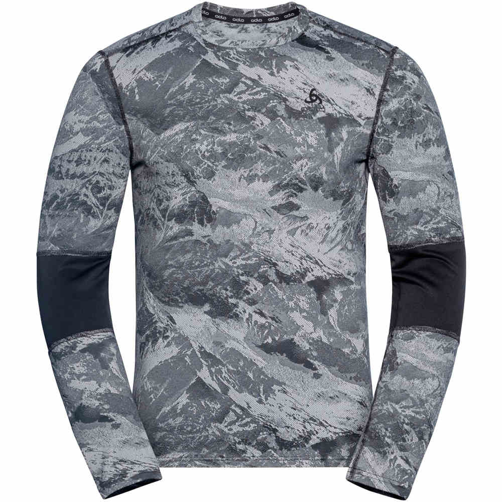 Odlo camiseta térmica manga larga hombre Odlo BL TOP Crew neck l/s WHISTLER ECO vista detalle Odlo camiseta térmica manga larga hombre Odlo BL TOP Crew neck l/s WHISTLER ECO vista detalle