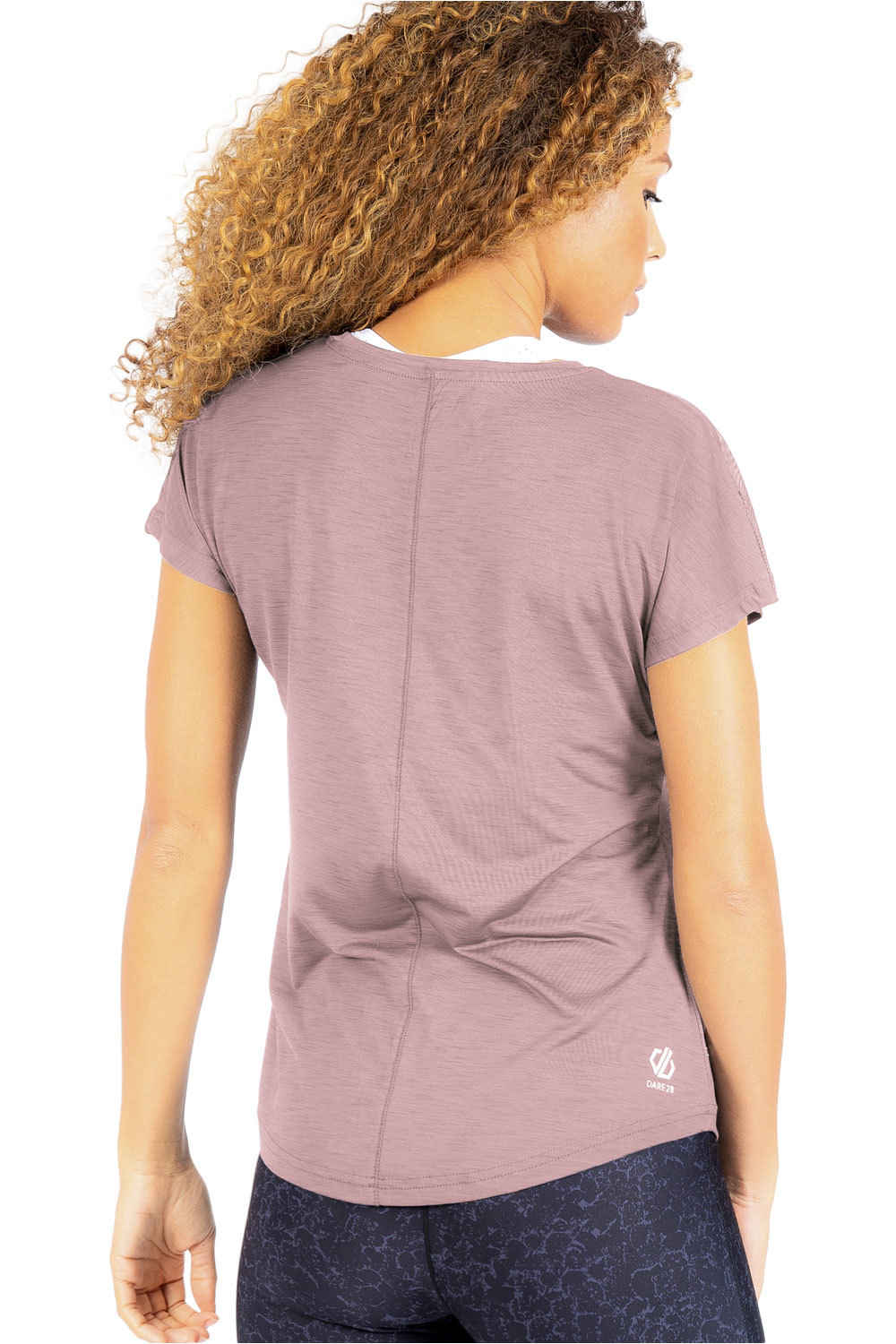 Dare2b camiseta entrenamiento manga corta mujer Dare2b Vigilant Tee vista trasera Dare2b camiseta entrenamiento manga corta mujer Dare2b Vigilant Tee vista trasera