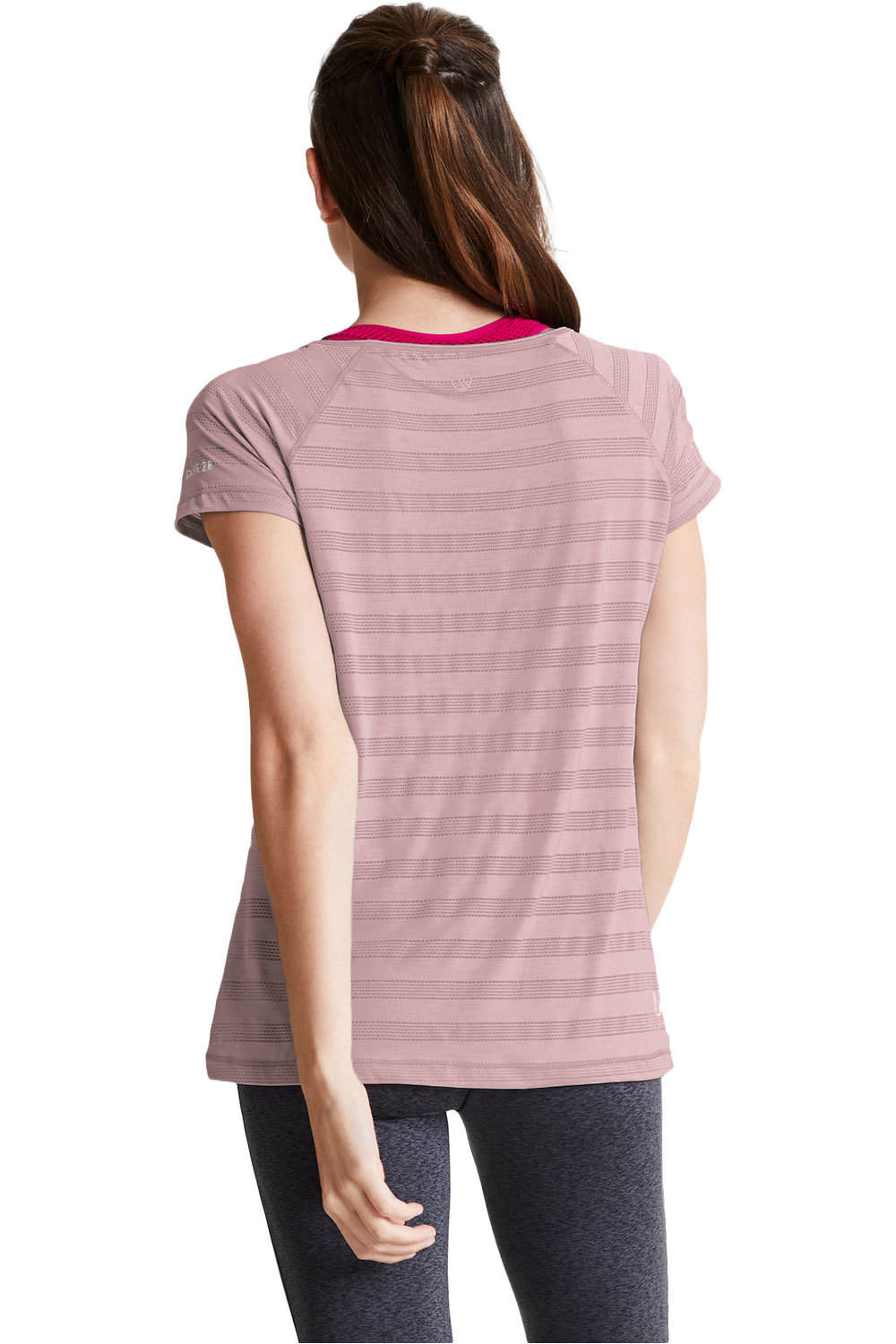 Dare2b camiseta entrenamiento manga corta mujer Dare2b Defy Tee vista trasera Dare2b camiseta entrenamiento manga corta mujer Dare2b Defy Tee vista trasera