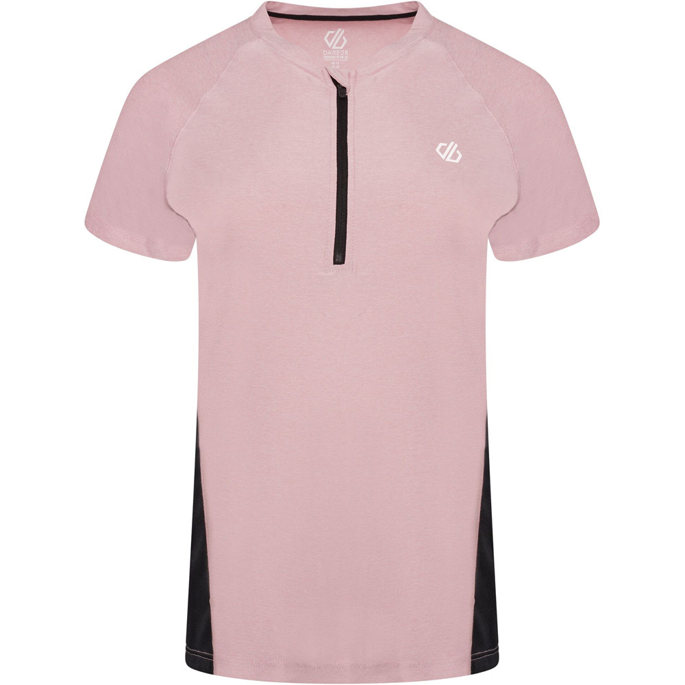 Dare2b camiseta entrenamiento manga corta mujer Dare2b Outdare II Jersey vista frontal Dare2b camiseta entrenamiento manga corta mujer Dare2b Outdare II Jersey vista frontal
