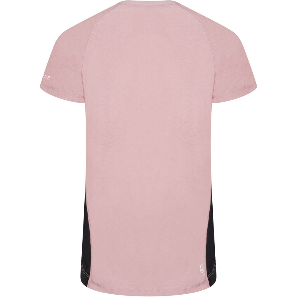 Dare2b camiseta entrenamiento manga corta mujer Dare2b Outdare II Jersey vista trasera Dare2b camiseta entrenamiento manga corta mujer Dare2b Outdare II Jersey vista trasera