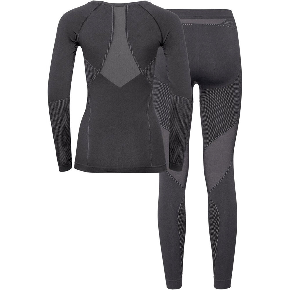 Odlo camiseta térmica manga larga mujer Odlo Set long FUNDAMENTALS PERFORMANCE WARM vista trasera Odlo camiseta térmica manga larga mujer Odlo Set long FUNDAMENTALS PERFORMANCE WARM vista trasera