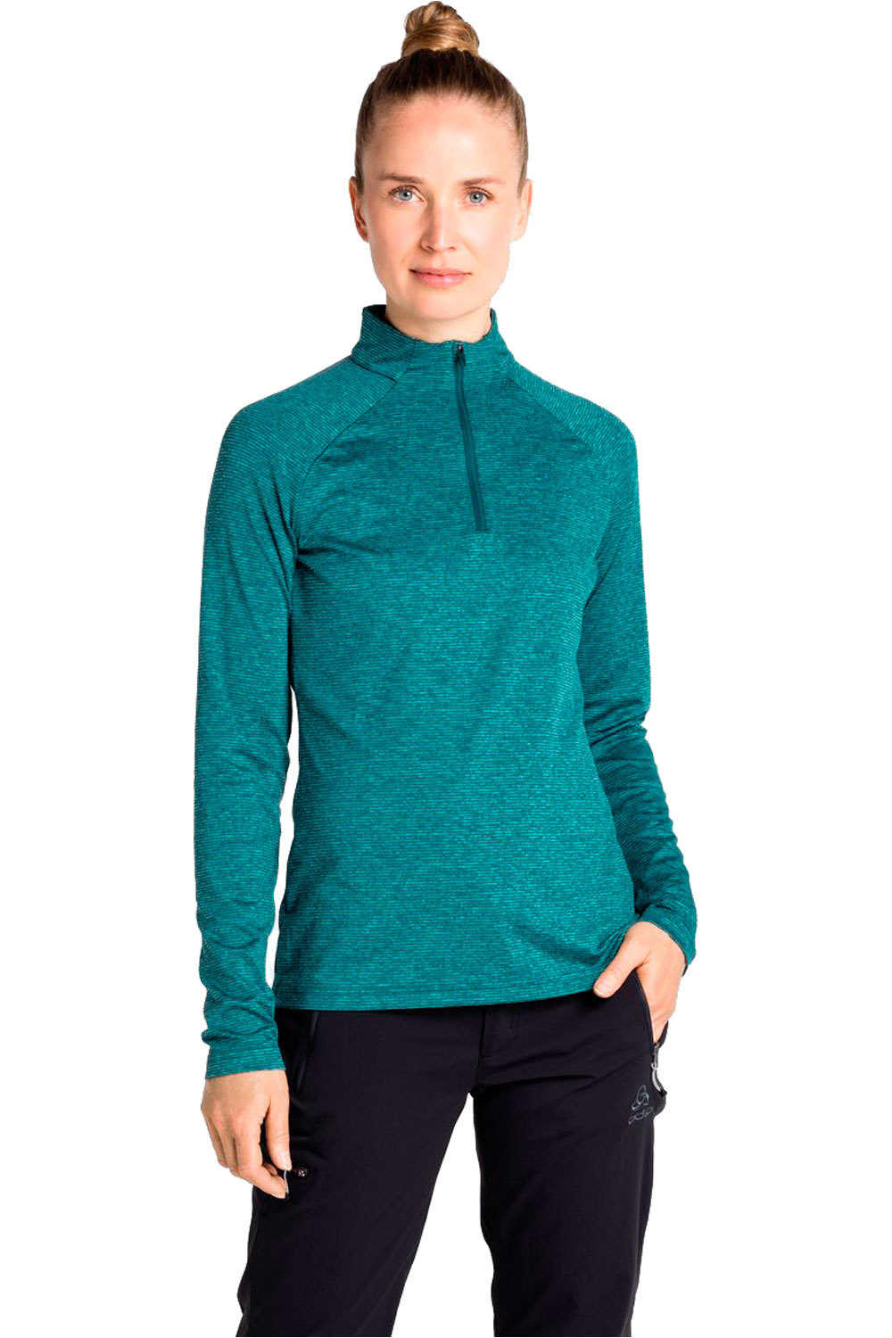 Odlo forro polar mujer Odlo Midlayer 1/2 zip SESVENNA vista frontal Odlo forro polar mujer Odlo Midlayer 1/2 zip SESVENNA vista frontal