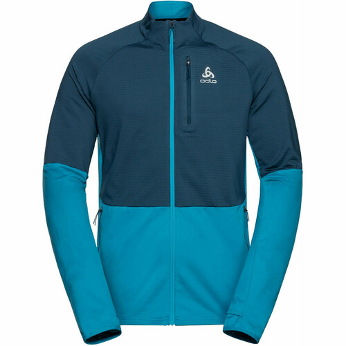ODLO MIDLAYER FULL ZIP SESVENNA SL azul