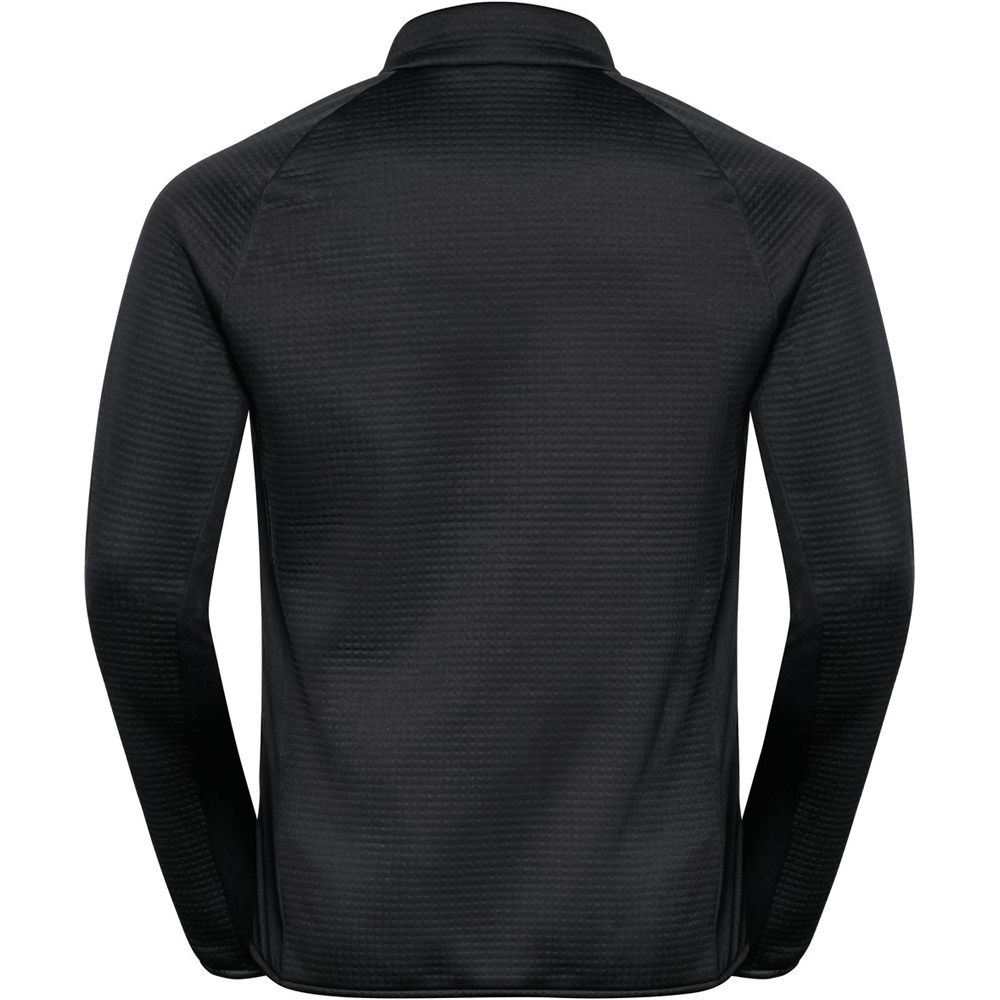 Odlo forro polar hombre Odlo Midlayer full zip SESVENNA HYBRID S-THER vista trasera Odlo forro polar hombre Odlo Midlayer full zip SESVENNA HYBRID S-THER vista trasera