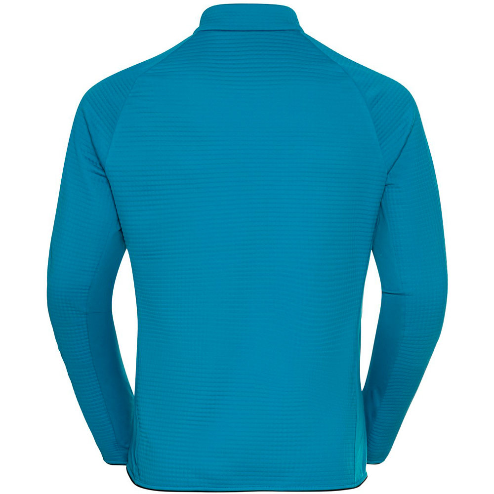 Odlo forro polar hombre Odlo Midlayer full zip SESVENNA HYBRID S-THER vista trasera Odlo forro polar hombre Odlo Midlayer full zip SESVENNA HYBRID S-THER vista trasera